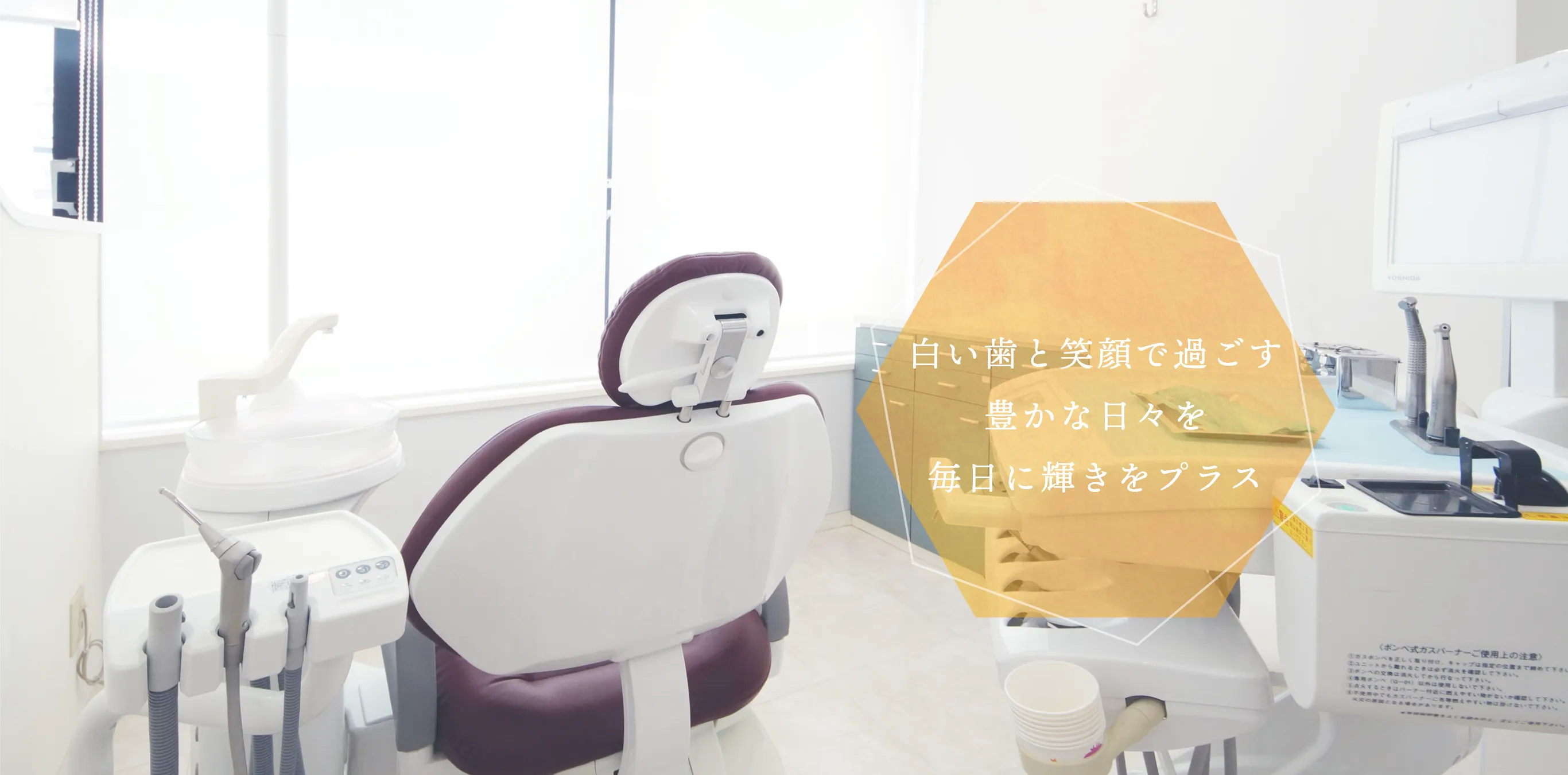 白い歯と笑顔で過ごす豊かな日々を毎日に輝きをプラス